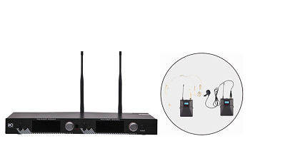 ITC T-521UW 1 петличный +1 головной микрофоны